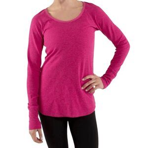 LULULEMON ATHLETICA Open Your Heart Long Sleeve Size 8